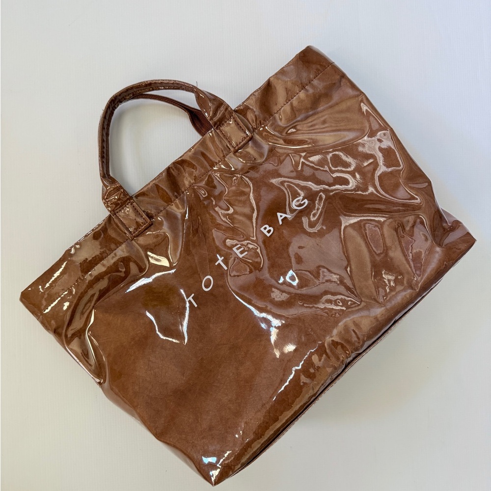 Tote Bag Brown PVC